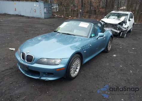 2002 BMW Z3 3.0I z USA, uszkodzony, nr VIN 4USCN53402LJ60577